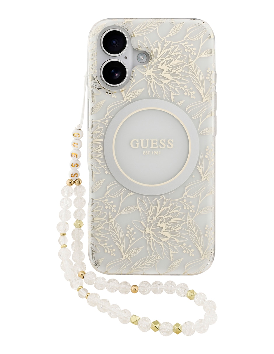 Funda para apple guess beads strap de plástico