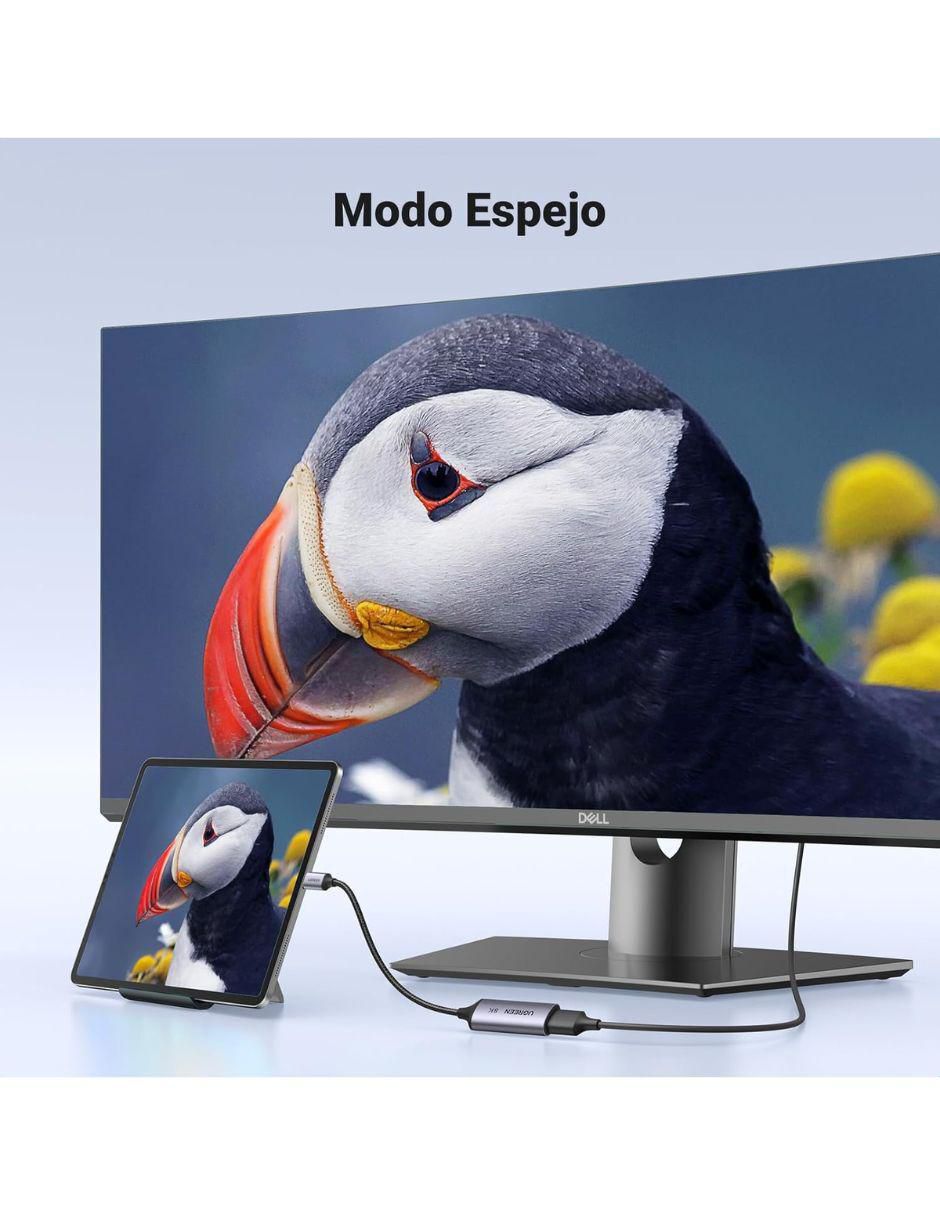 Cable USB Displayport a tipo USB C de 0.5 m