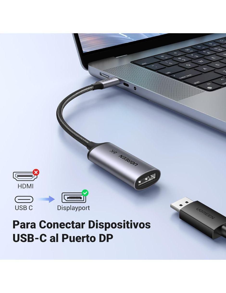 Cable USB Displayport a tipo USB C de 0.5 m 6