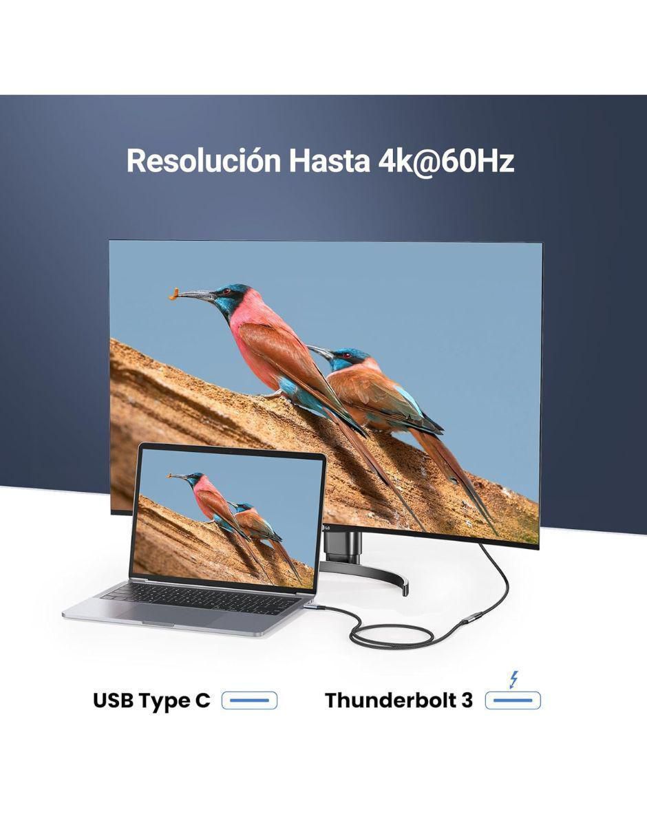 Cable C USB C a tipo USB C de 1 m 4