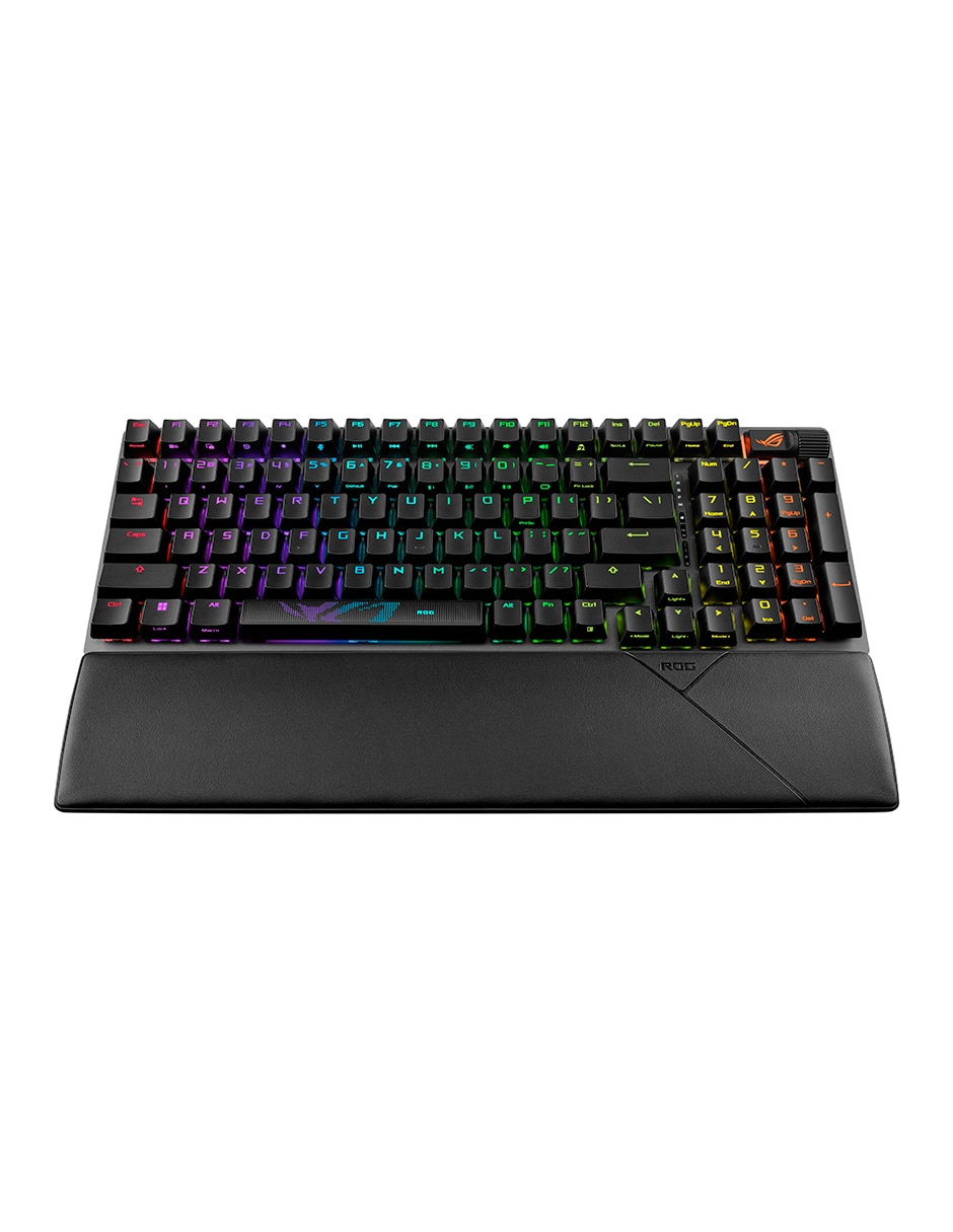 Teclado gamer usb, bluetooth retroiluminado español con interruptor optomecánico x901 strix scope ii 96 2