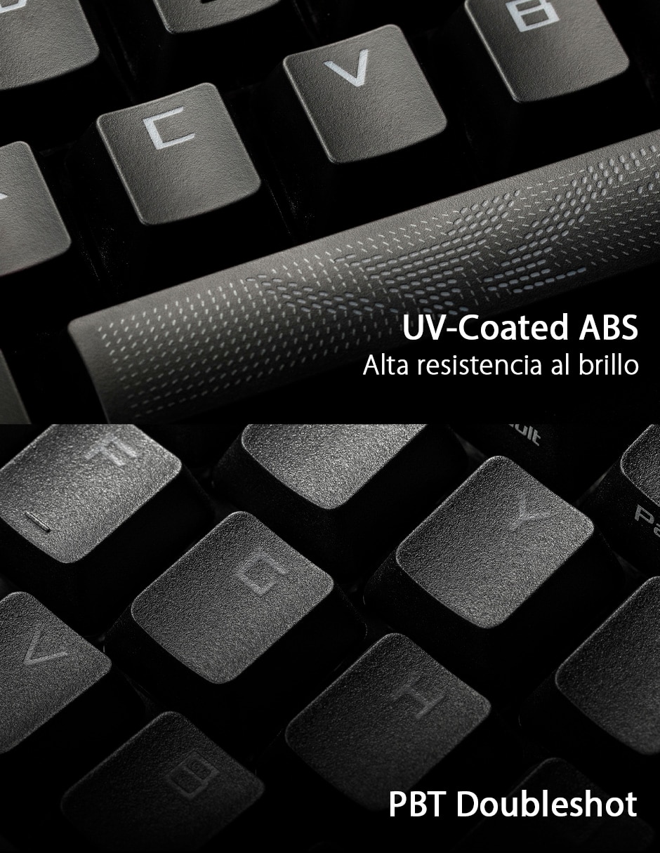 Teclado gamer usb, bluetooth retroiluminado español con interruptor optomecánico x901 strix scope ii 96 9