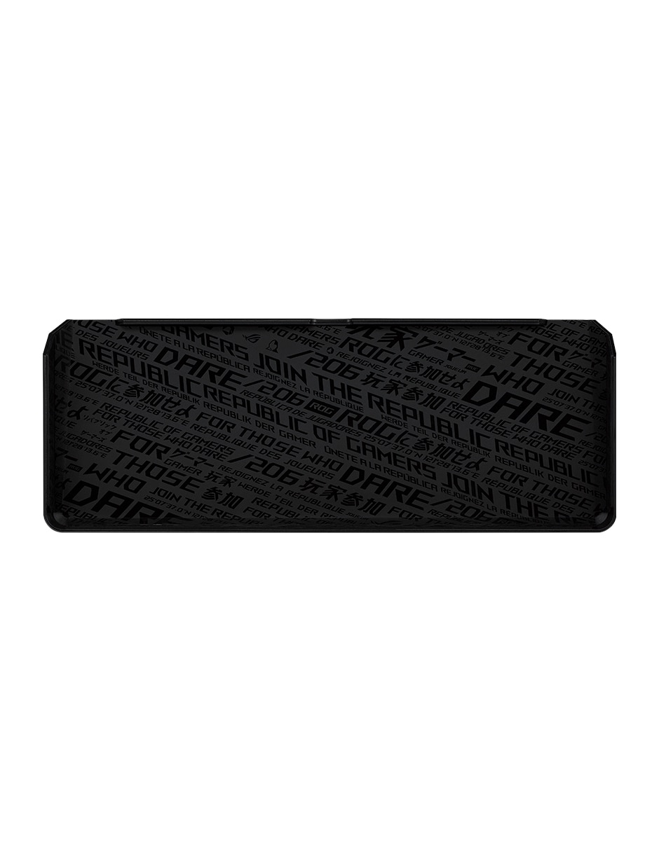 Teclado gamer usb-c retroiluminado español con interruptor optomecánico m605 rog falchion ace 4