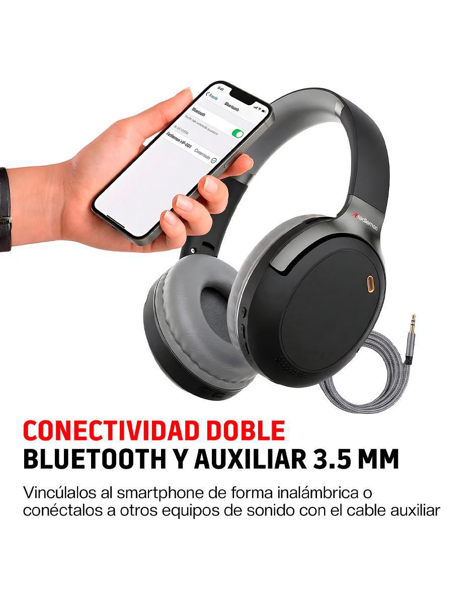 Audífonos de diadema Over Ear alámbricos e inalámbricos 4