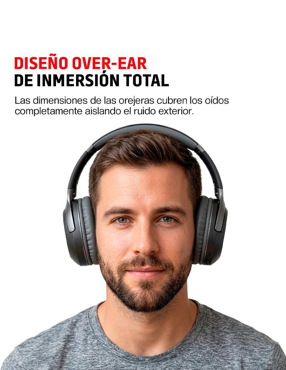 Audífonos de diadema Over Ear alámbricos e inalámbricos 5