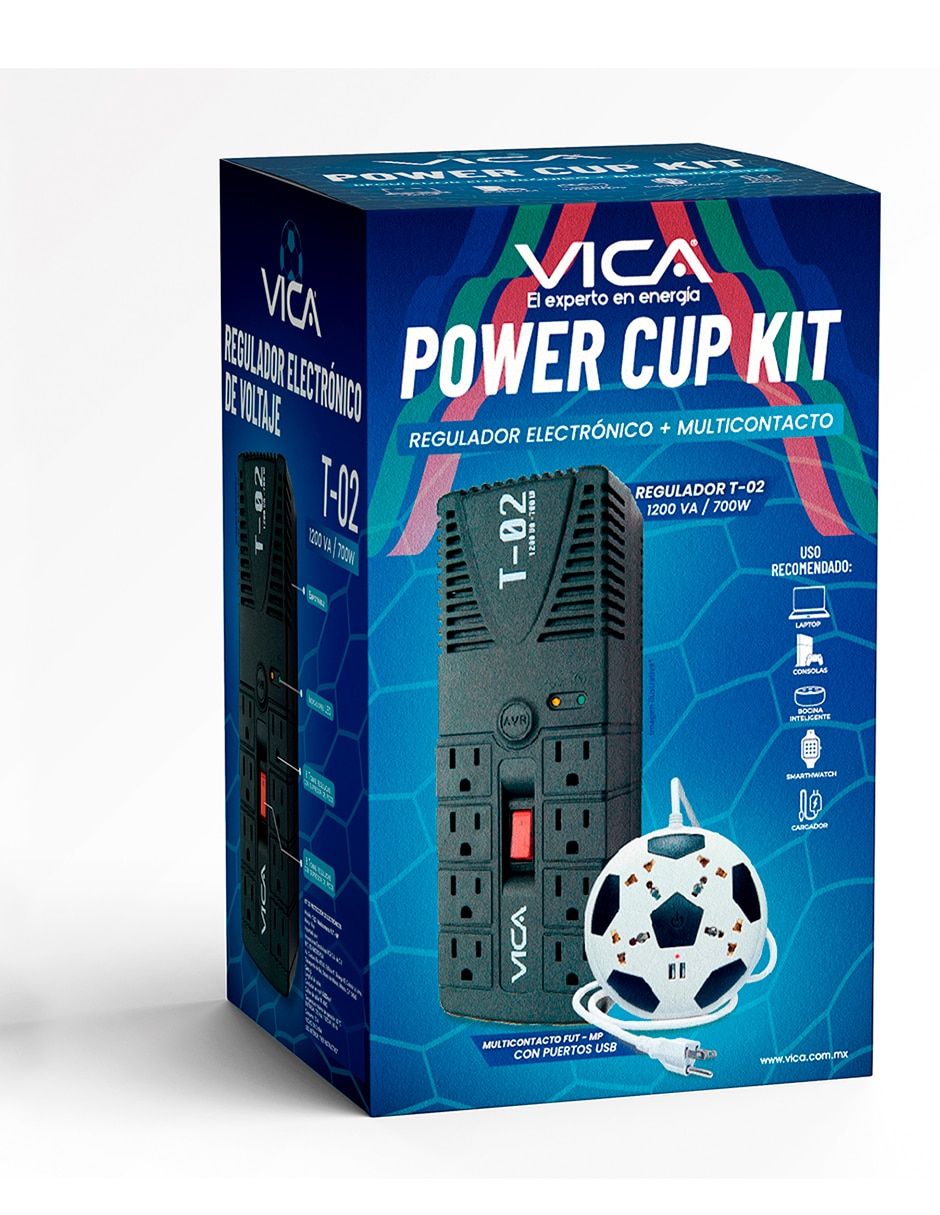 Regulador Power + Balón Fut Multicontacto Cup Kit 3