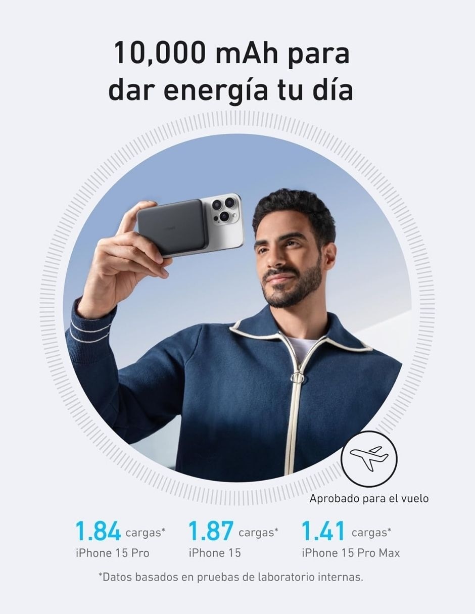 Batería portátil anker 10000 mah a1664h11