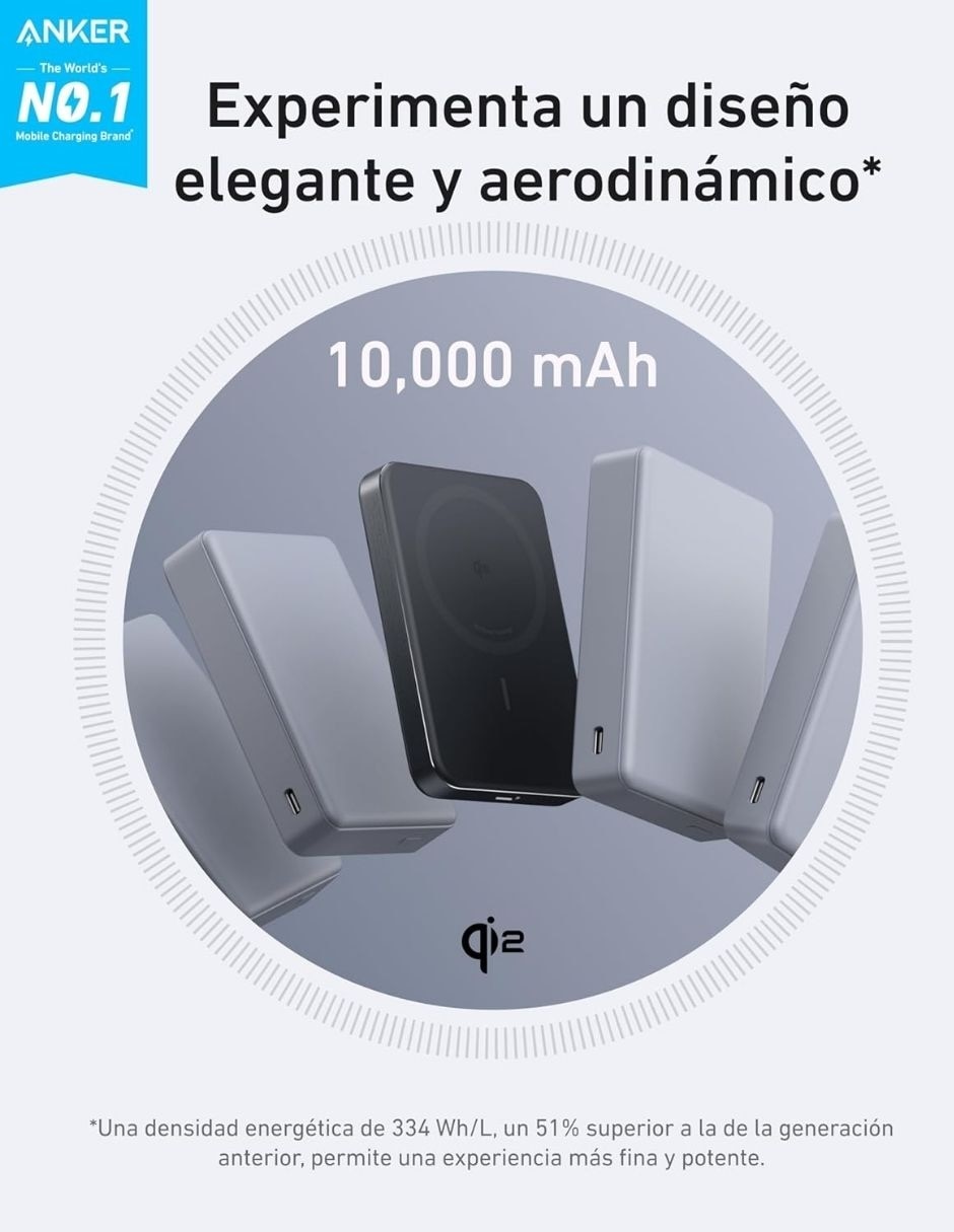 Batería portátil anker 10000 mah a1664h11