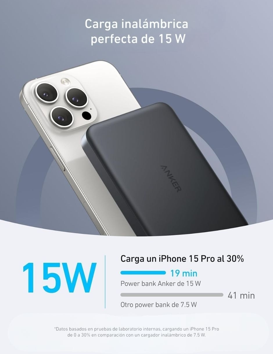 Batería portátil anker 10000 mah a1664h11