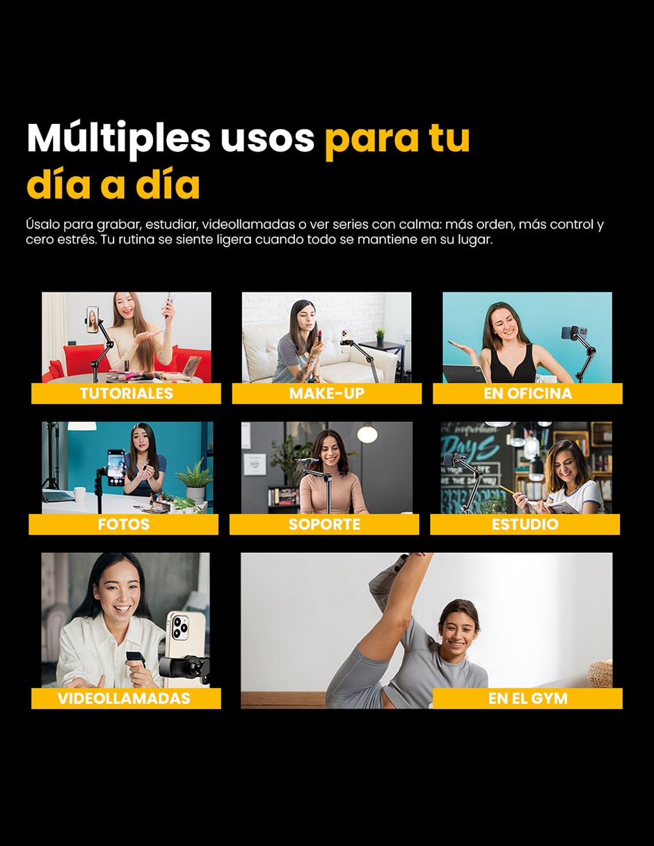 Soporte para celular inalámbrico