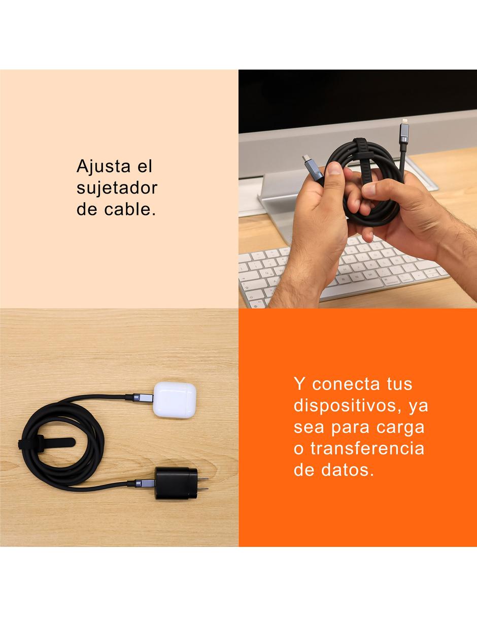Cable lightning a tipo USB C de 2 m