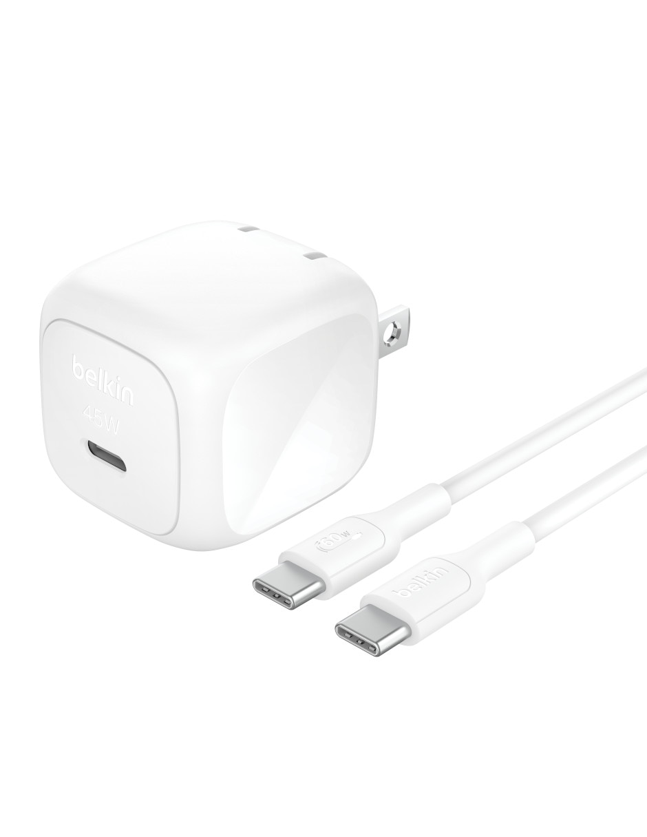 Cargador pared con cable USB tipo C 45 W 1