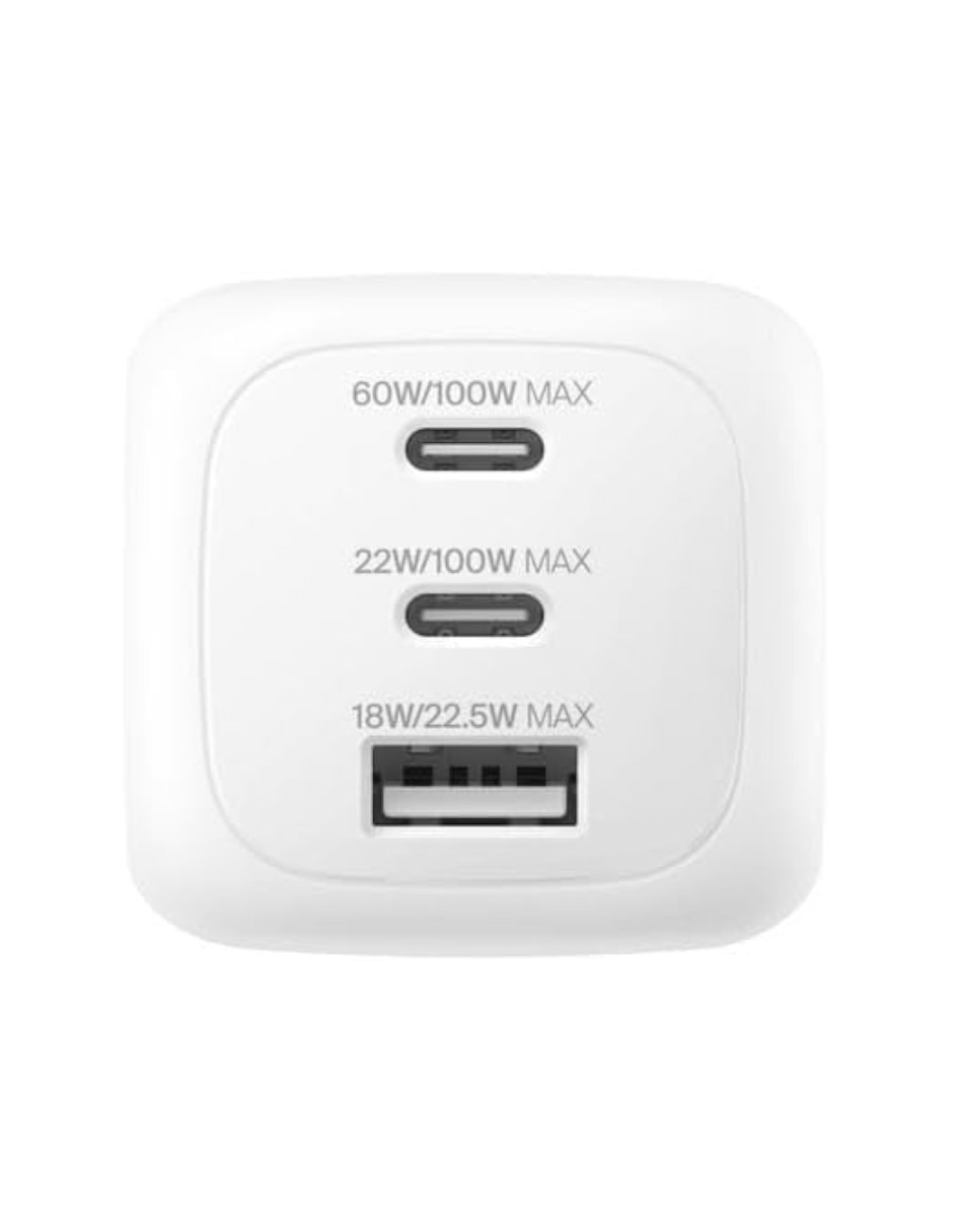 Cargador pared GaN de 3 puertos + kit viaje USB + USB tipo C 70 W Cargador pared GaN de 3 puertos + kit viaje USB + USB tipo C 70 W