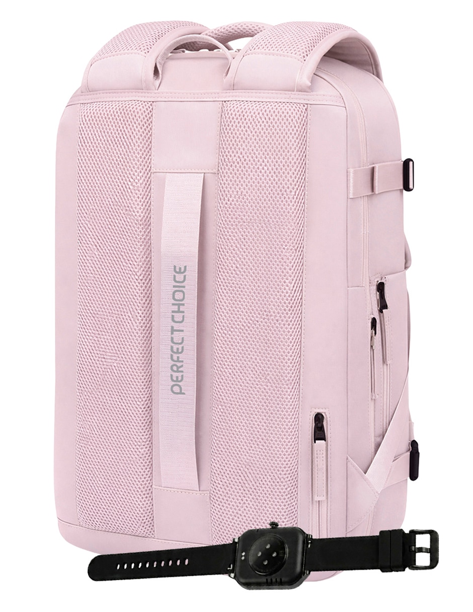 Mochila con portalaptop impermeable para mujer 4