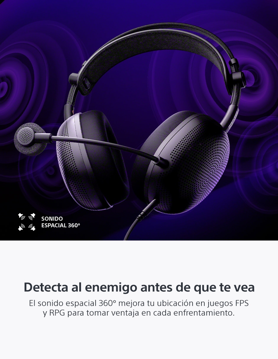 Audífonos gamer alámbrica e inalámbrica mdr-g600 6