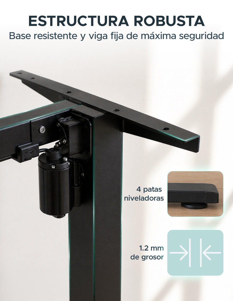 Escritorio eléctrico elevable 6