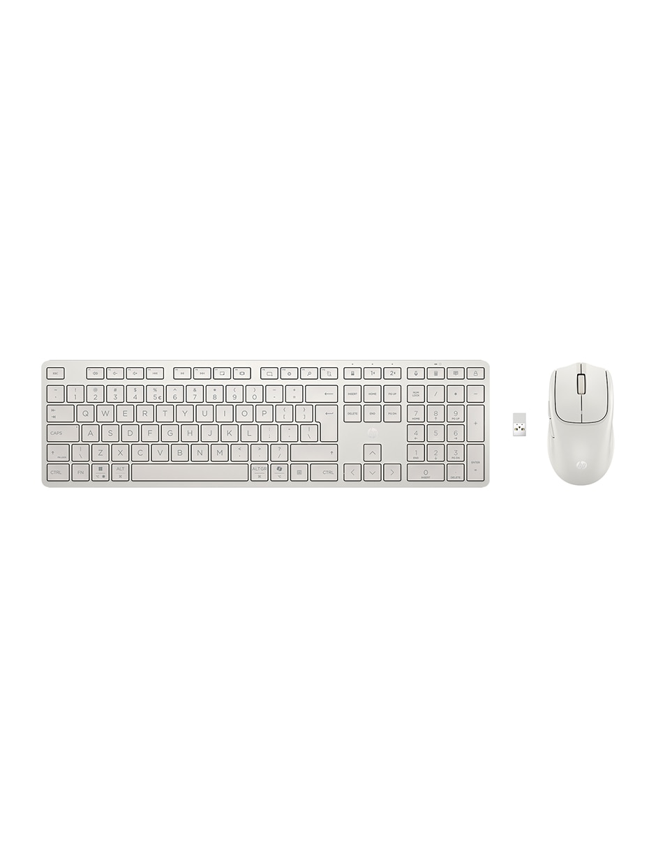 Mouse y teclado combo de teclado y mouse multidispositivo modo dual hp 490c 1