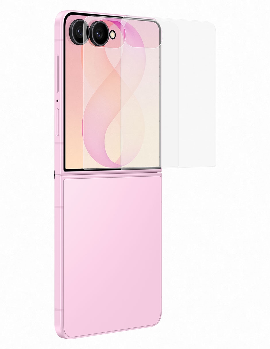 Set mica smartphone compatible con Galaxy Z Flip 8 de Policarbonato 1