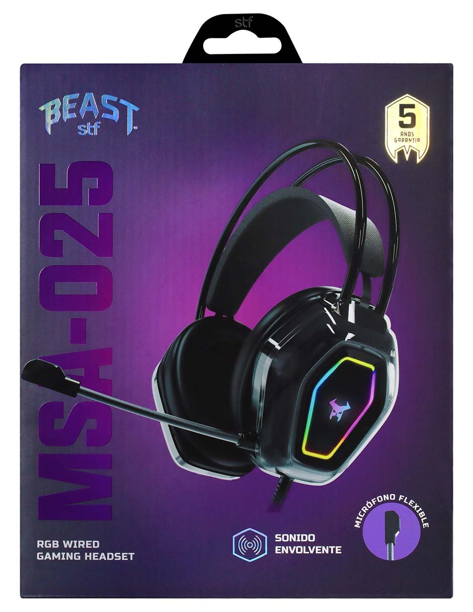 Audífonos gamer alámbricos Gaming MSA-025 5