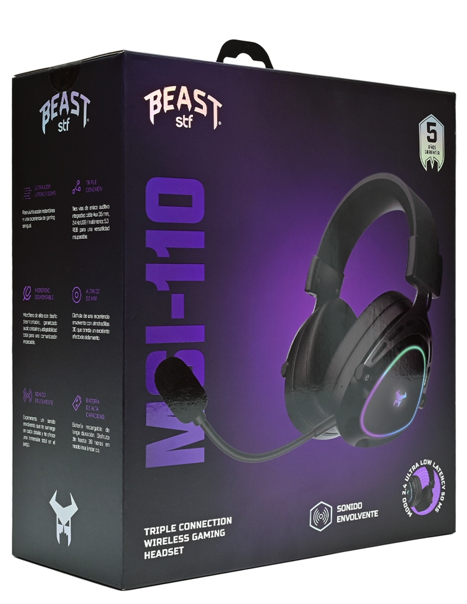 Audífonos gamer inalámbricos Gaming MSI-110 5