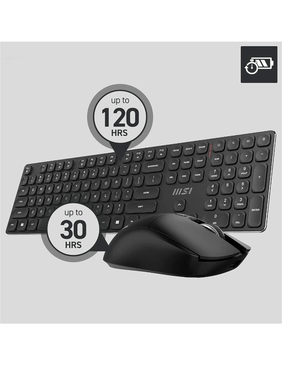 Mouse y teclado FORGE K210 WIRELESS COMBO 4