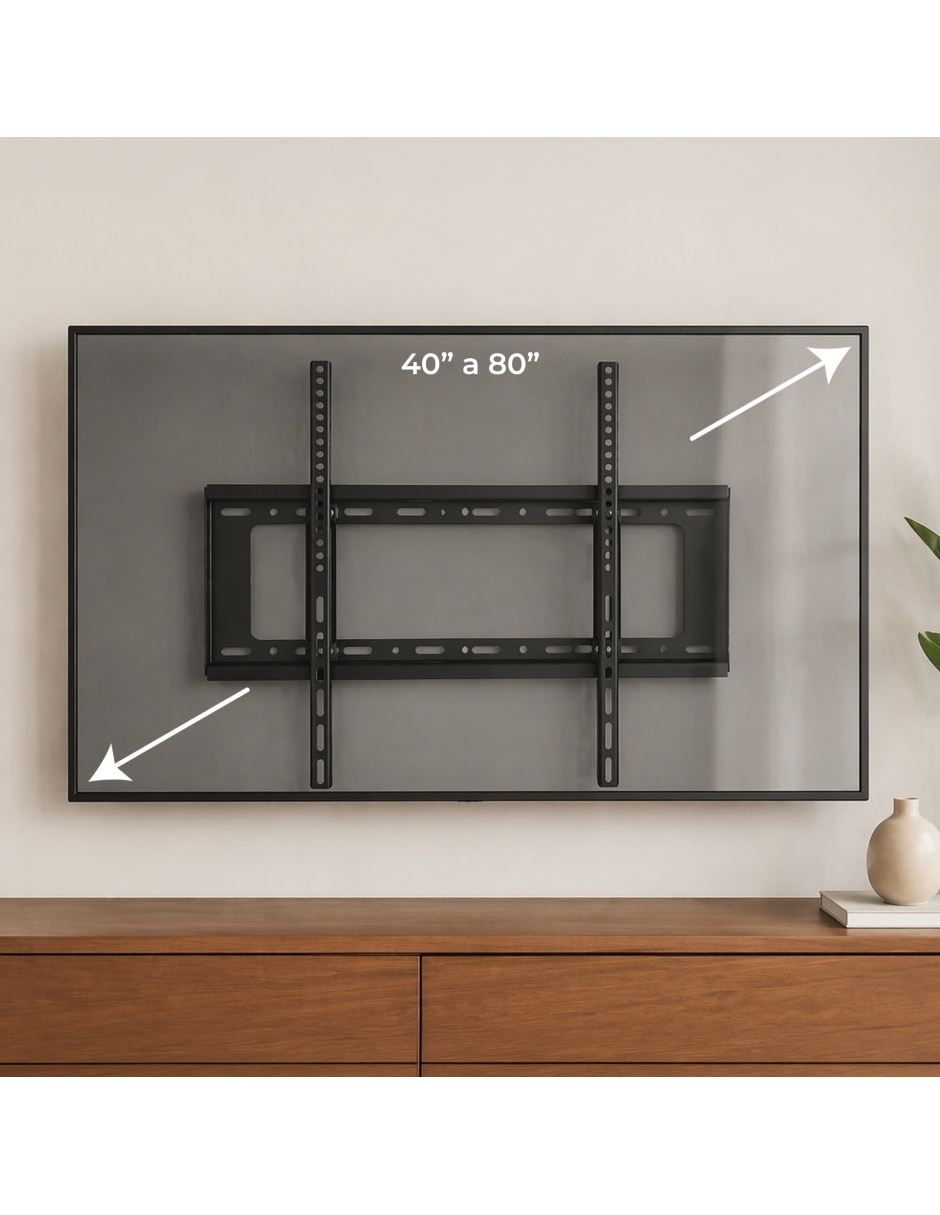 Soporte de pared para pantalla Inclinable 40 - 80 pulgadas 3