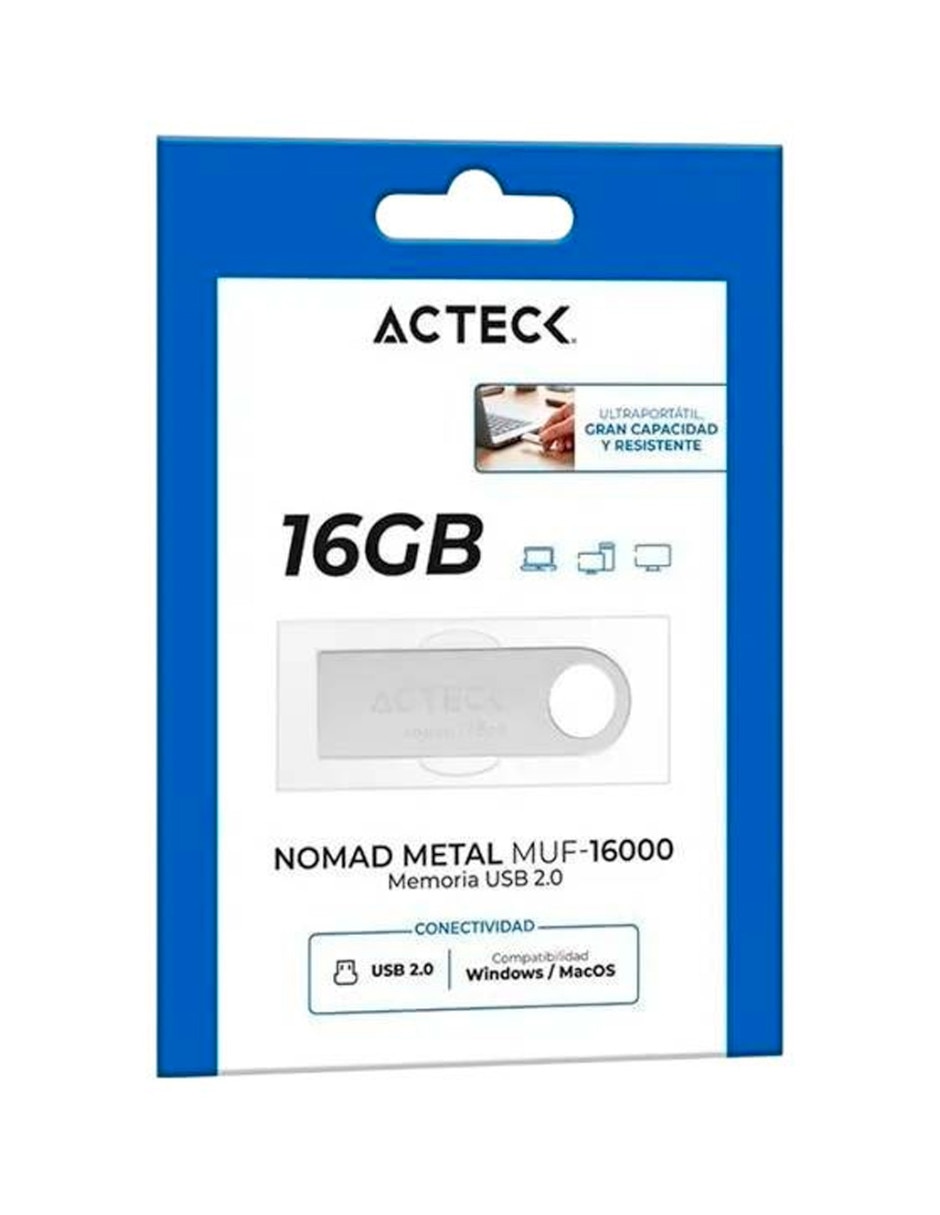 Memoria USB capacidad 16 GB 5