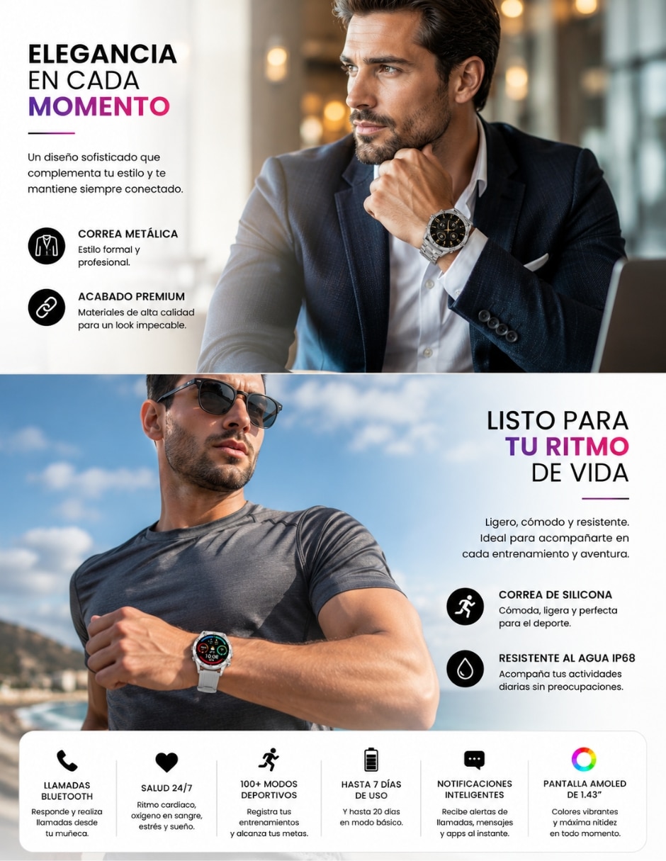 Bocina recargable bocina sound pocket azul con smartwatch filwans gtre plata y audífonos hh more t-55 bluetooth 5