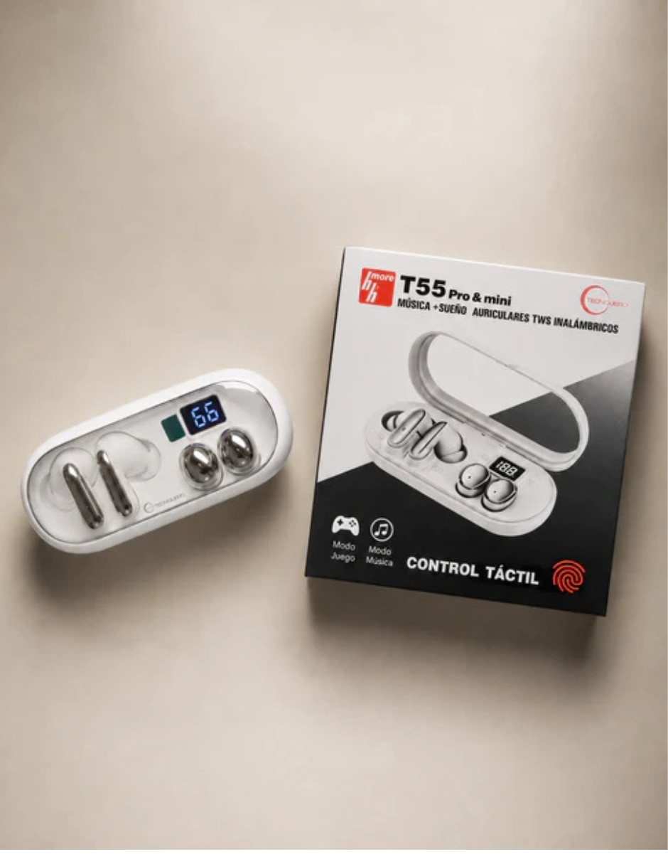 Bocina recargable bocina sound pocket azul con smartwatch filwans gtre plata y audífonos hh more t-55 bluetooth 3