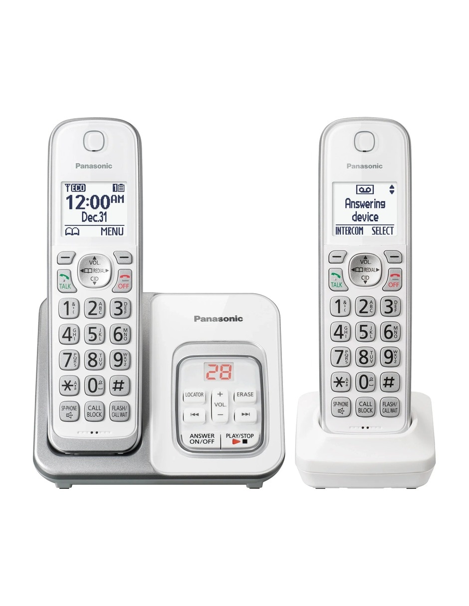 Teléfono 2 auriculares inalámbrico kx-tg3812