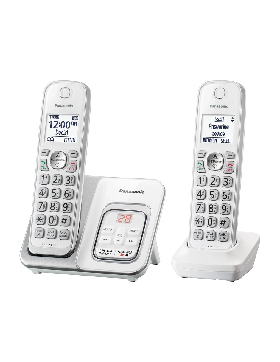 Teléfono 2 auriculares inalámbrico kx-tg3812