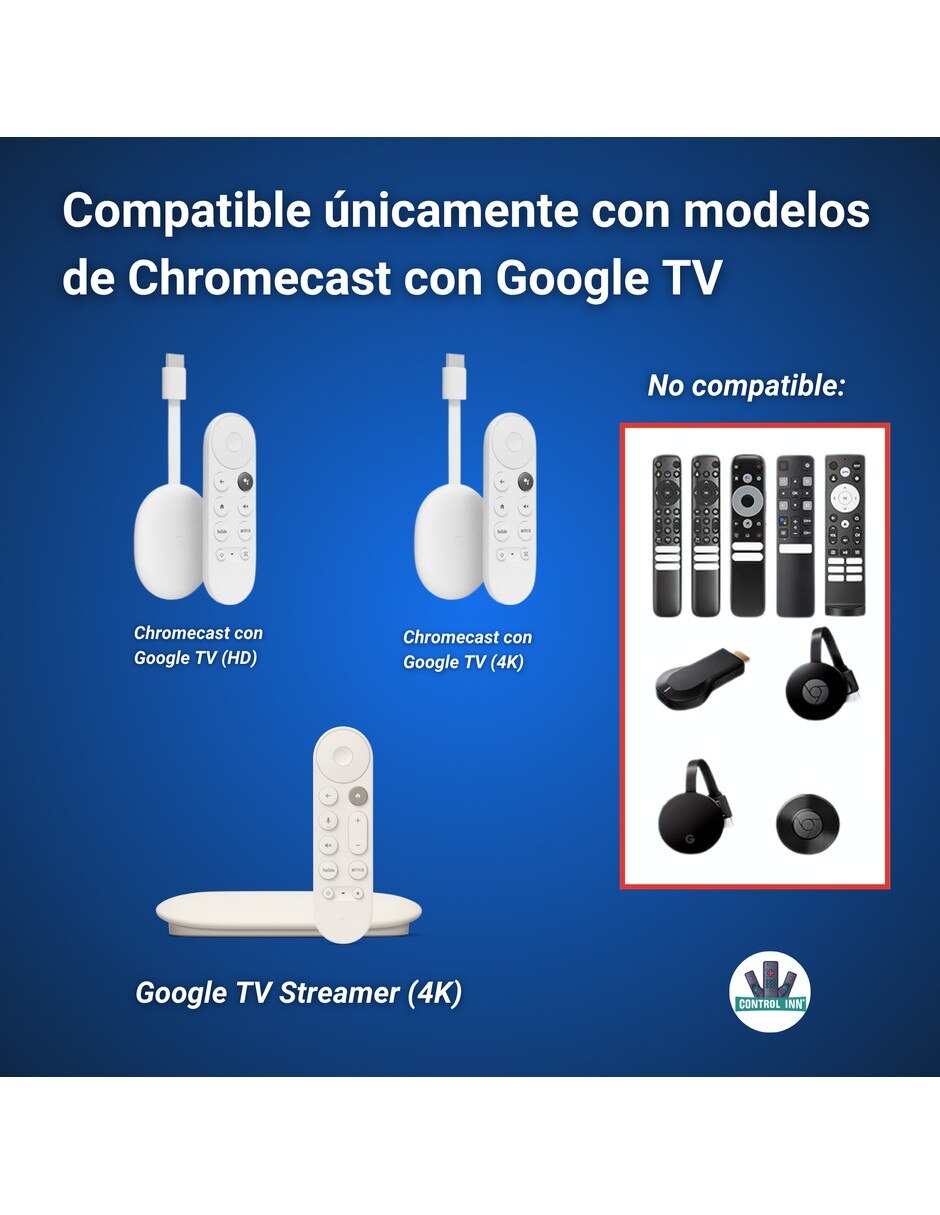 Control remoto para Smart TV GA01920 US Chromecast GA02463 US Google TV mas Funda