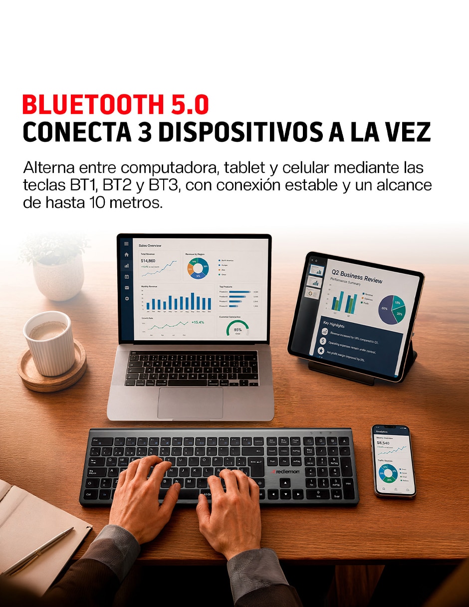 Teclado inalámbrico 5