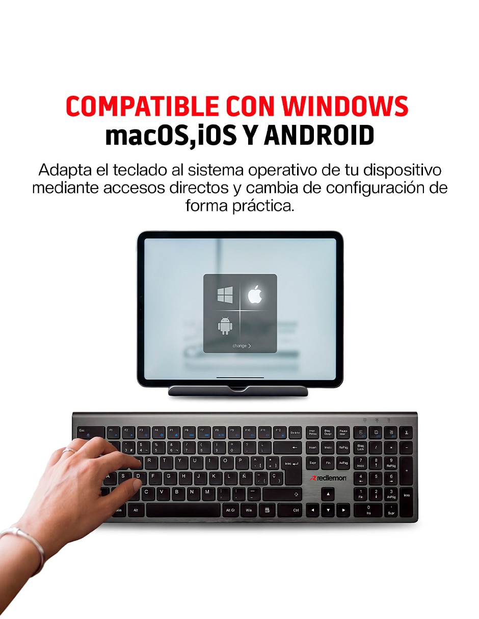 Teclado inalámbrico 4