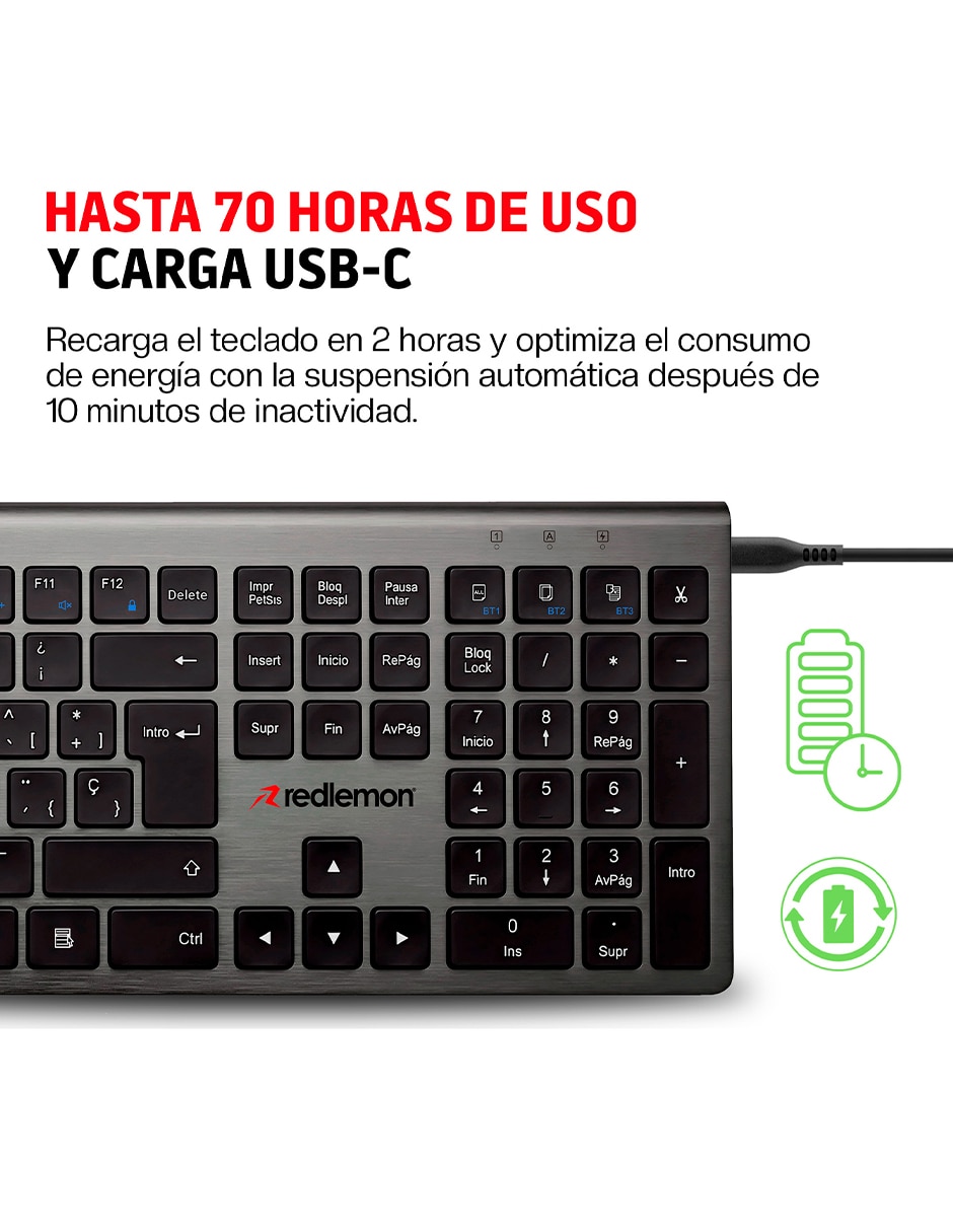 Teclado inalámbrico 3