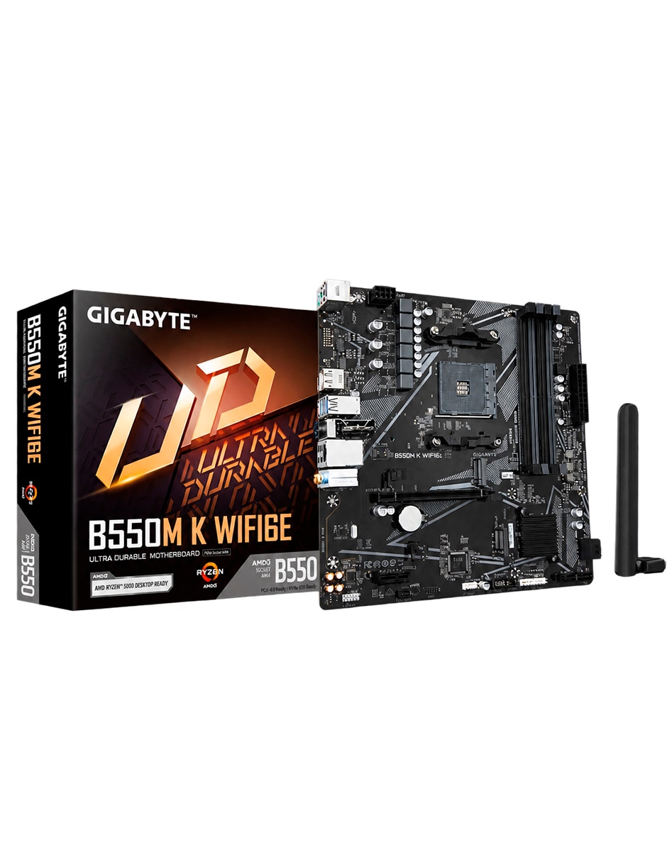 Tarjeta madre b550m k wifi6e compatible con procesador 2