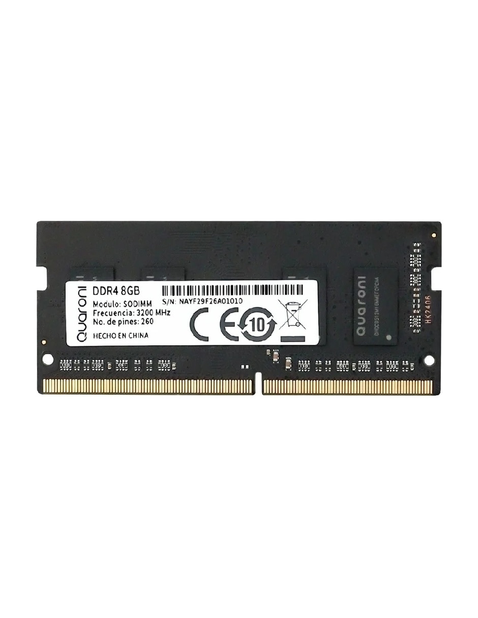 Memoria ram sodimm ddr4 8 gb qd4s08g1
