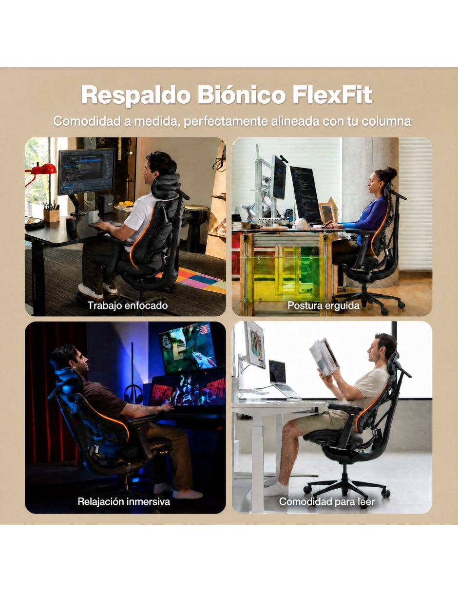 Silla gamer con masajeador Omni Gen 5
