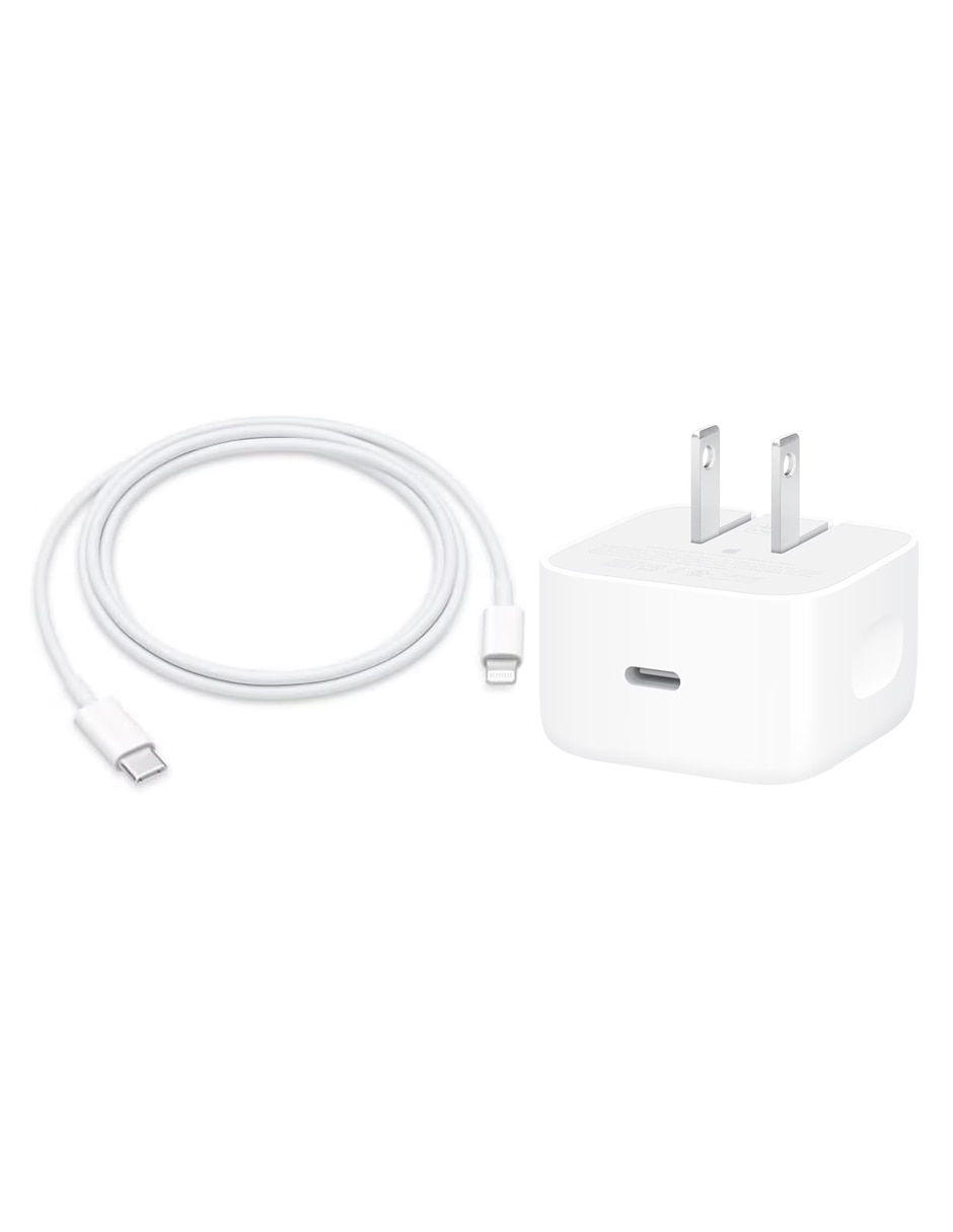 Cargador pared 40W +Cable USB C to lightning USB tipo C 40 W 5