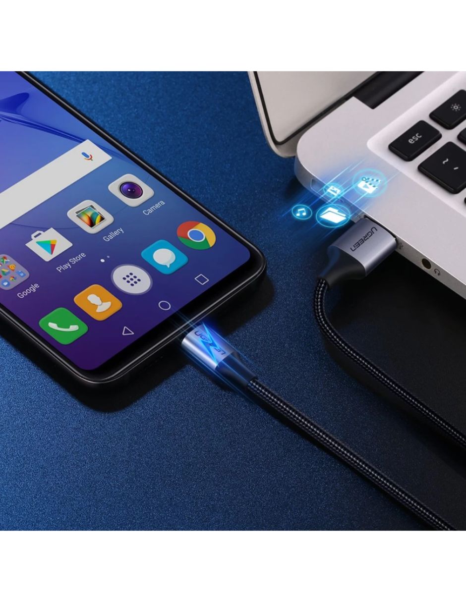 Cable Micro USB a tipo USB A de 1 m 2