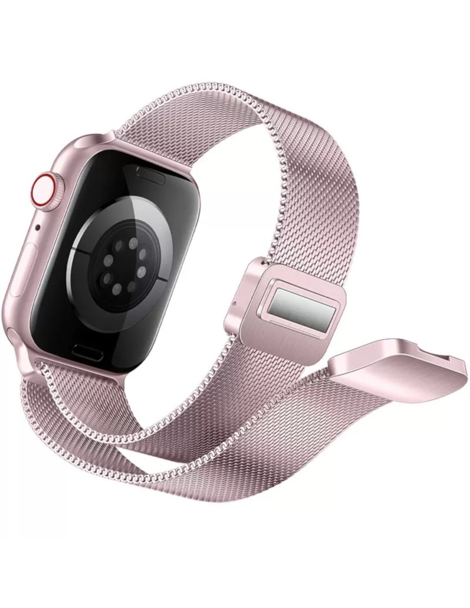 Correa para reloj inteligente de acero inoxidable compatible con Apple Watch 1