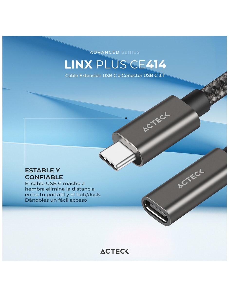 Cable USB C a tipo USB C de 90 cm 4