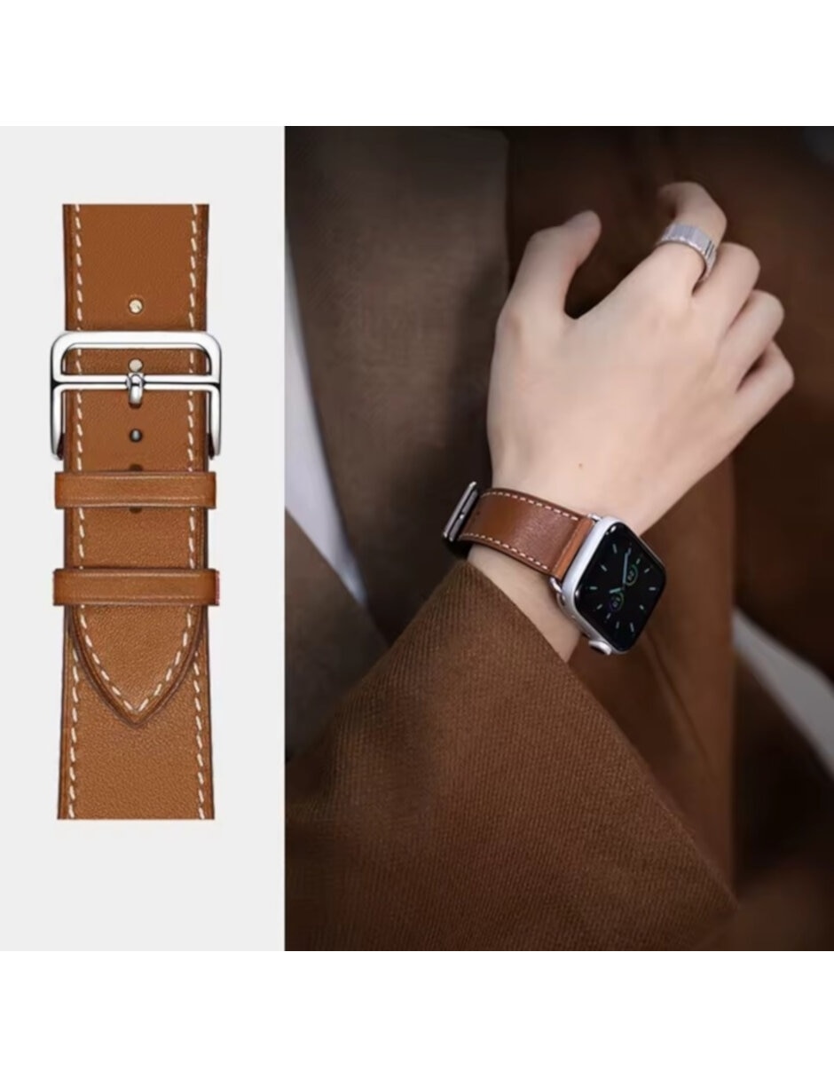 Correa para smartwatch de piel compatible con series 1/2/3 3