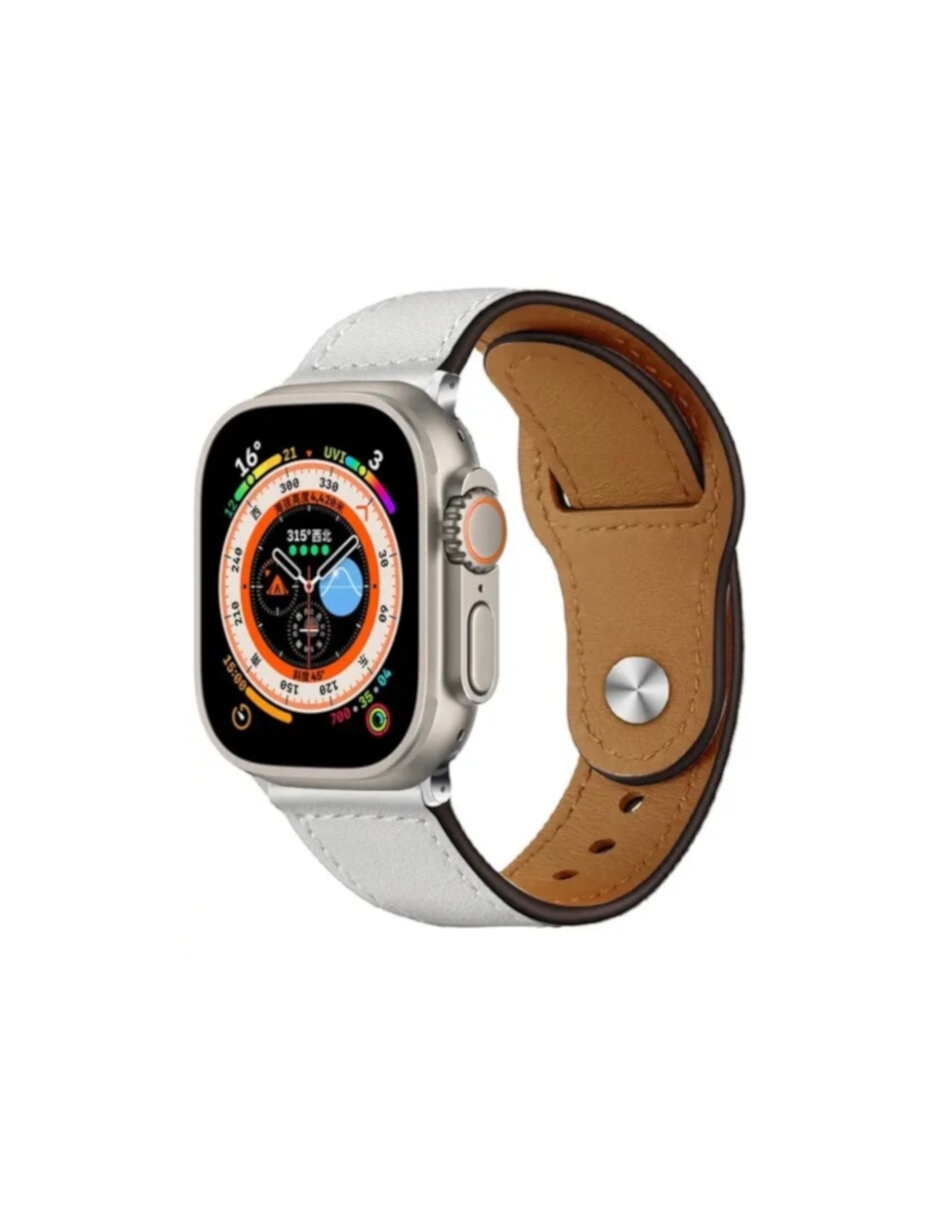Correa para smartwatch de Piel compatible con Series 1 2 3 4 5 6 7 8 9 10 11 SE ULTRA (Elegir la medida adecuada) Correa para smartwatch de Piel compatible con Series 1 2 3 4 5 6 7 8 9 10 11 SE ULTRA (Elegir la medida adecuada)
