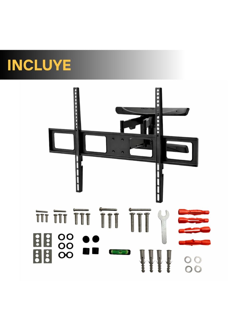 Soporte de pared para pantalla articulado 50 - 100 pulgadas 4