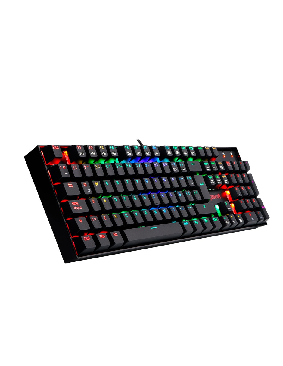 Teclado gamer Usb-c qwert español con interruptor lineal mitra k551