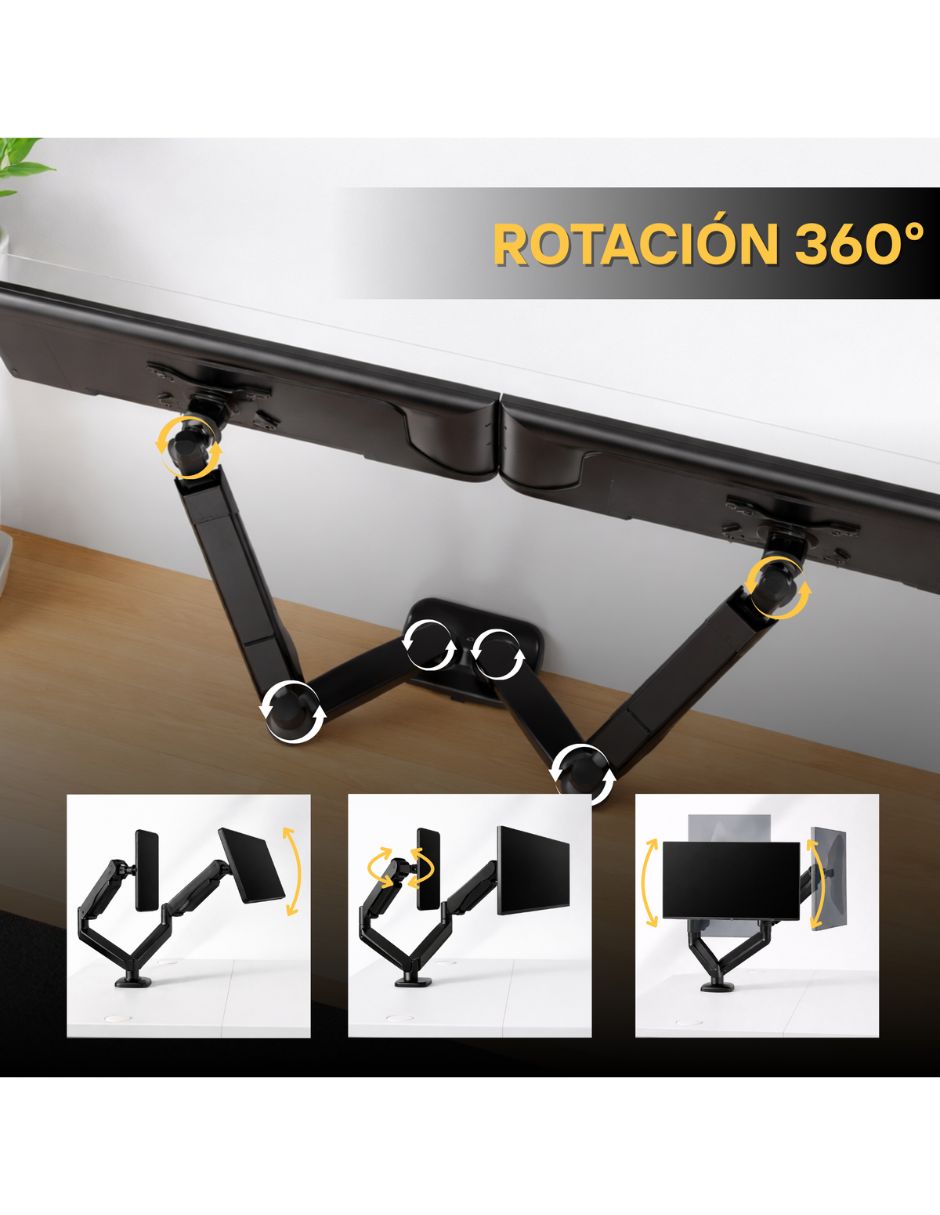 Soporte para monitor articulado 32 pulgadas 7