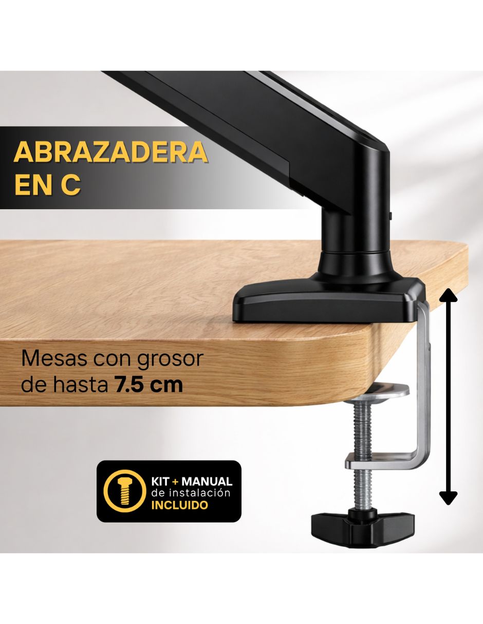 Soporte para monitor articulado 32 pulgadas 2
