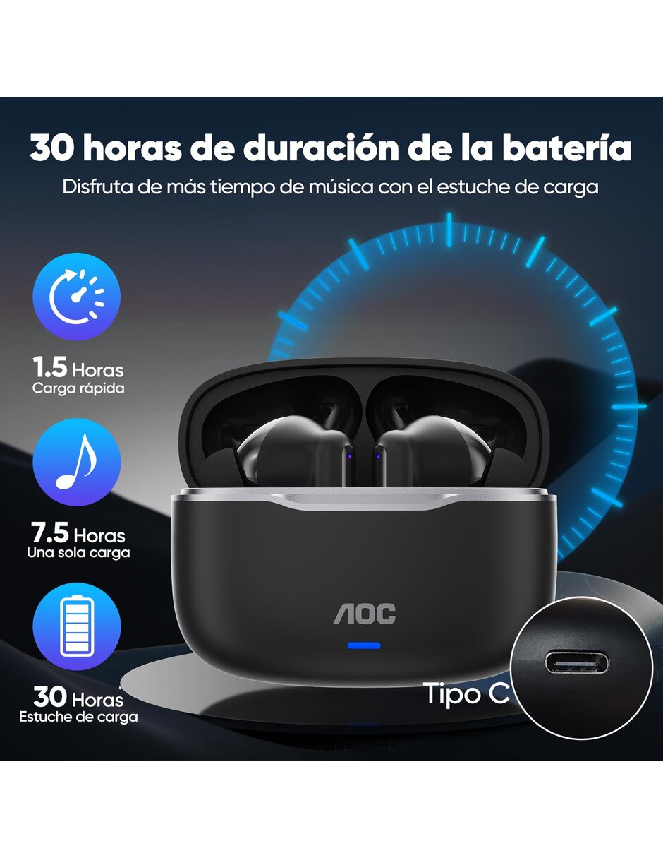 Audifonos In-Ear inalámbricos con cancelación de ruido 5