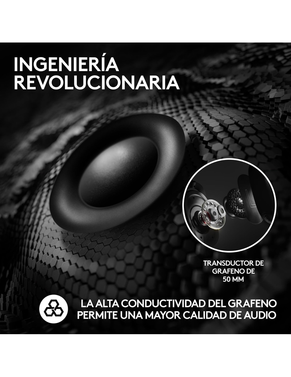 Audífonos gamer Over-Ear alámbrica e inalámbrica con cancelación de ruido 4
